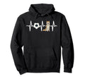 Soccer Akita Heartbeat Dog Lover Hoodie - Minimalist Print Men Women