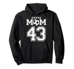 Number 43 Custom Proud Soccer Hoodie - Casual Everyday Wear for Adults