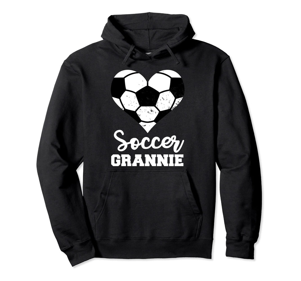 Soccer Grannie Funny Soccer Heart Grandma Hoodie - Graphic Print Men Women