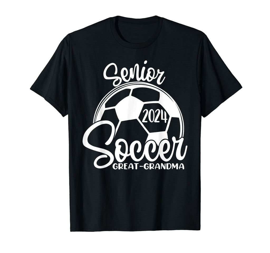 Senior Soccer Great Grandma 2024 T-Shirt - Casual Everyday Wear for Adults