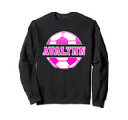 Avalynn Name Soccer Play Football Sweatshirt - Streetwear Style Unisex