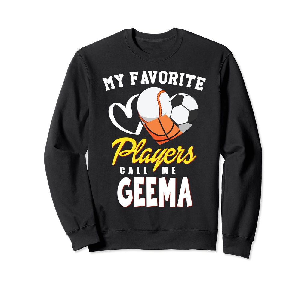 My Favorite Players Baseball Soccer Sweatshirt - Graphic Print Unisex