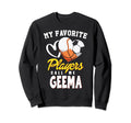 My Favorite Players Baseball Soccer Sweatshirt - Graphic Print Unisex