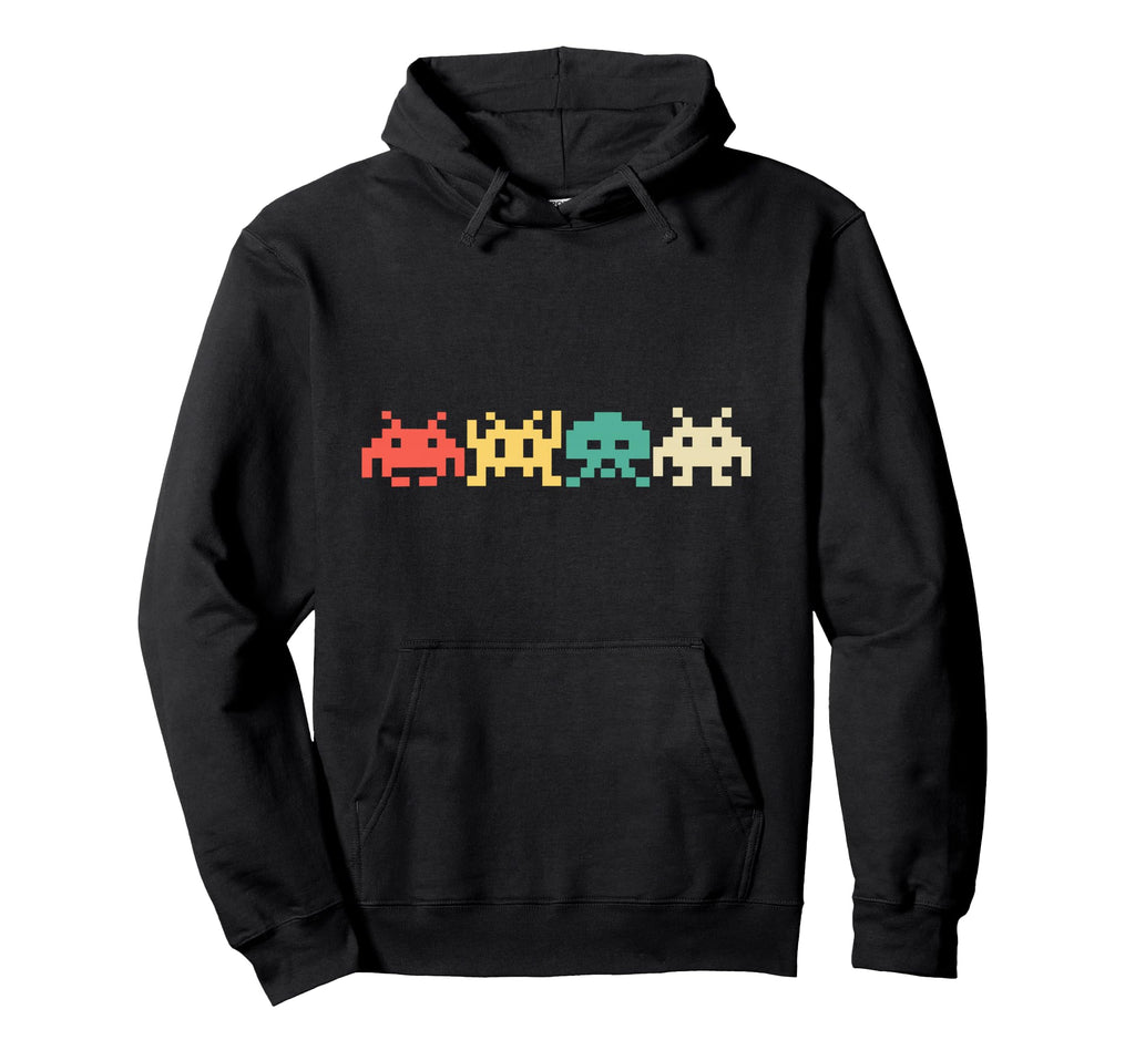 80S Video Game Arcade Hoodie - Novelty Apparel Unisex