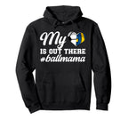 My Heart Is Out There Ball Mama Soccer Hoodie - Trendy Graphic for Adults
