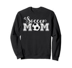 Soccer Mom Soccer Mama Checkered Sweatshirt - Trendy Graphic Unisex