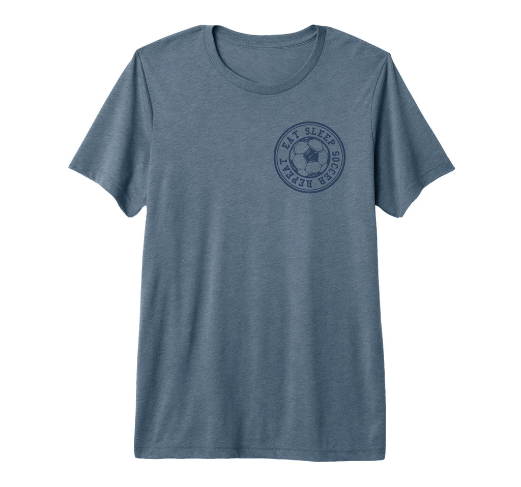 Eat Sleep Soccer Repeat Soccer Sports T-Shirt - Graphic Print Men Women