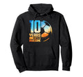 10Th Birthday Soccer Player Football 10 Hoodie - Custom Art Print Unisex