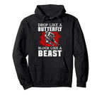 Ice Hockey Goalie Goalkeeper Drop Hoodie - Casual Everyday Wear Men Women