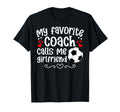 Proud Soccer Coachs Girlfriend Soccer T-Shirt - Unique Graphic for Adults