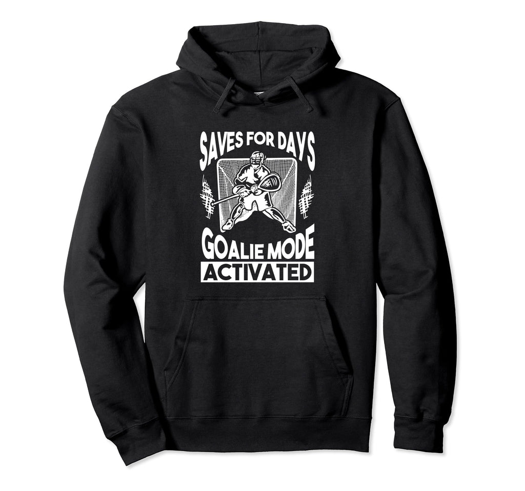 Lacrosse Goalkeeper Lax Player Sports Hoodie - Aesthetic Graphic Men Women
