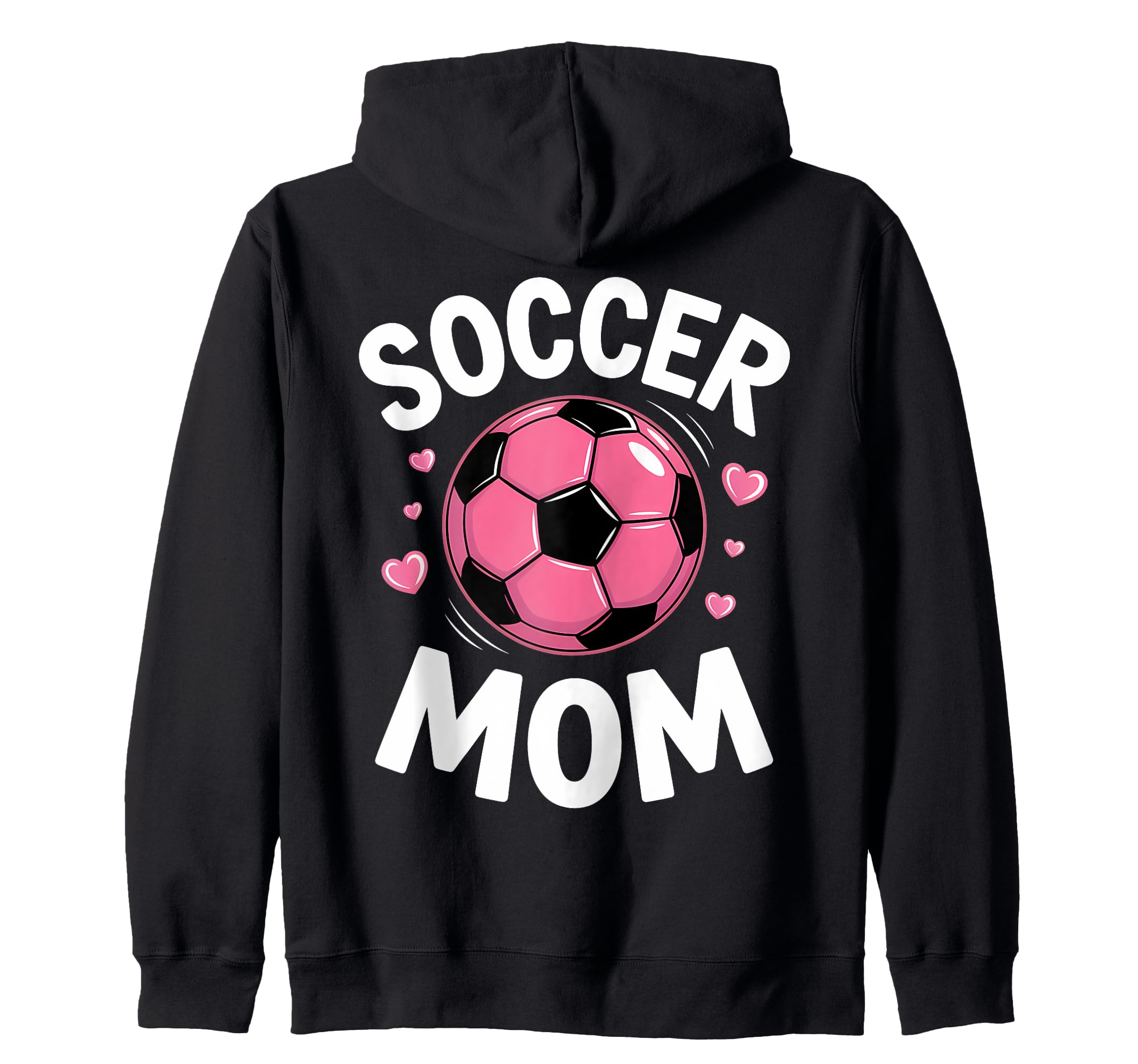 Funny Soccer Mom Soccer Player Designs Hoodie - Trendy Graphic for Adults