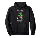 Alligator Soccer Alligator Soccer Hoodie - Minimalist Print Unisex