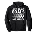 Funny Soccer Art Gag Soccer Player Hoodie - Trendy Graphic Unisex