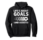 Funny Soccer Art Gag Soccer Player Hoodie - Trendy Graphic Unisex
