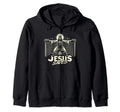 C J S Religious Christian Soccer Hoodie - Fun Novelty Design Men Women