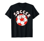 Soccer Player Ball Football T-Shirt - Trendy Graphic Men Women