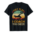 They Play I Coach You Cheer Funny Soccer T-Shirt - Unique Graphic Unisex