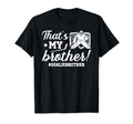 My Brother Hockey Goalie Brother T-Shirt - Casual Everyday Wear for Adults