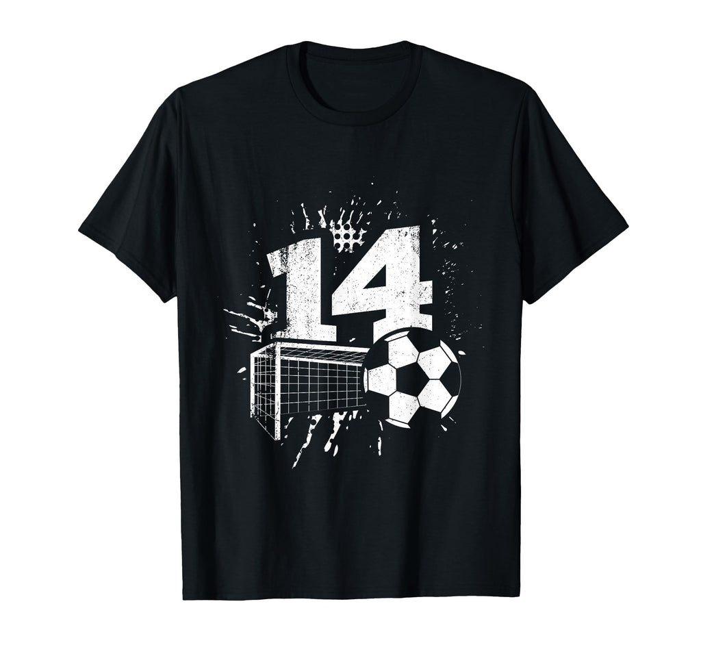 14Th Birthday Soccer Player Football 14 T-Shirt - Streetwear Style Unisex