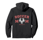 Soccer Mom Heart Hoodie - Trendy Graphic for Adults