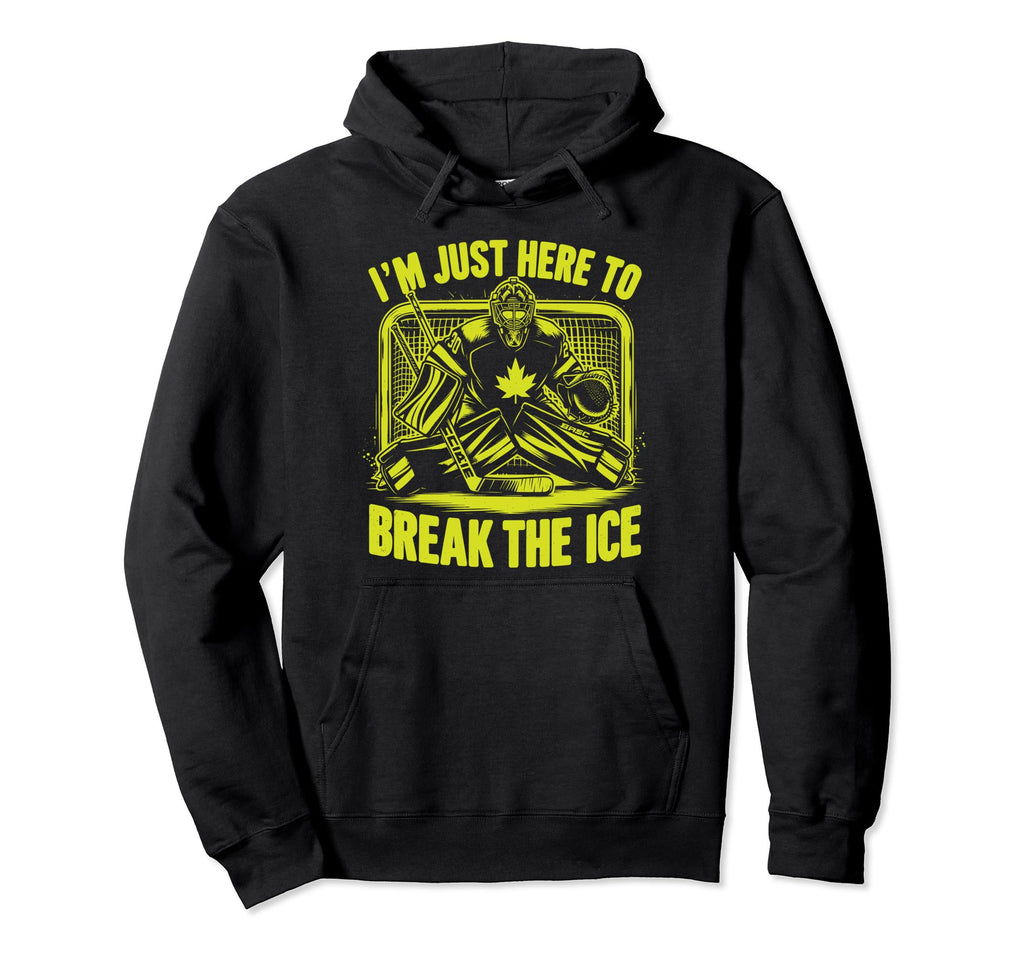 Ice Hockey Goalie Goaltender Keeper Hoodie - Streetwear Style Unisex