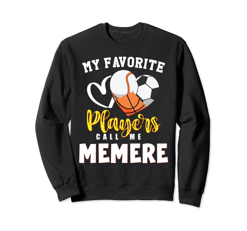 Memere My Favorite Baseball Soccer Sweatshirt - Streetwear Style Unisex