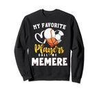 Memere My Favorite Baseball Soccer Sweatshirt - Streetwear Style Unisex