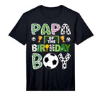 Papa Birthday Soccer Player Game T-Shirt - Aesthetic Graphic for Adults