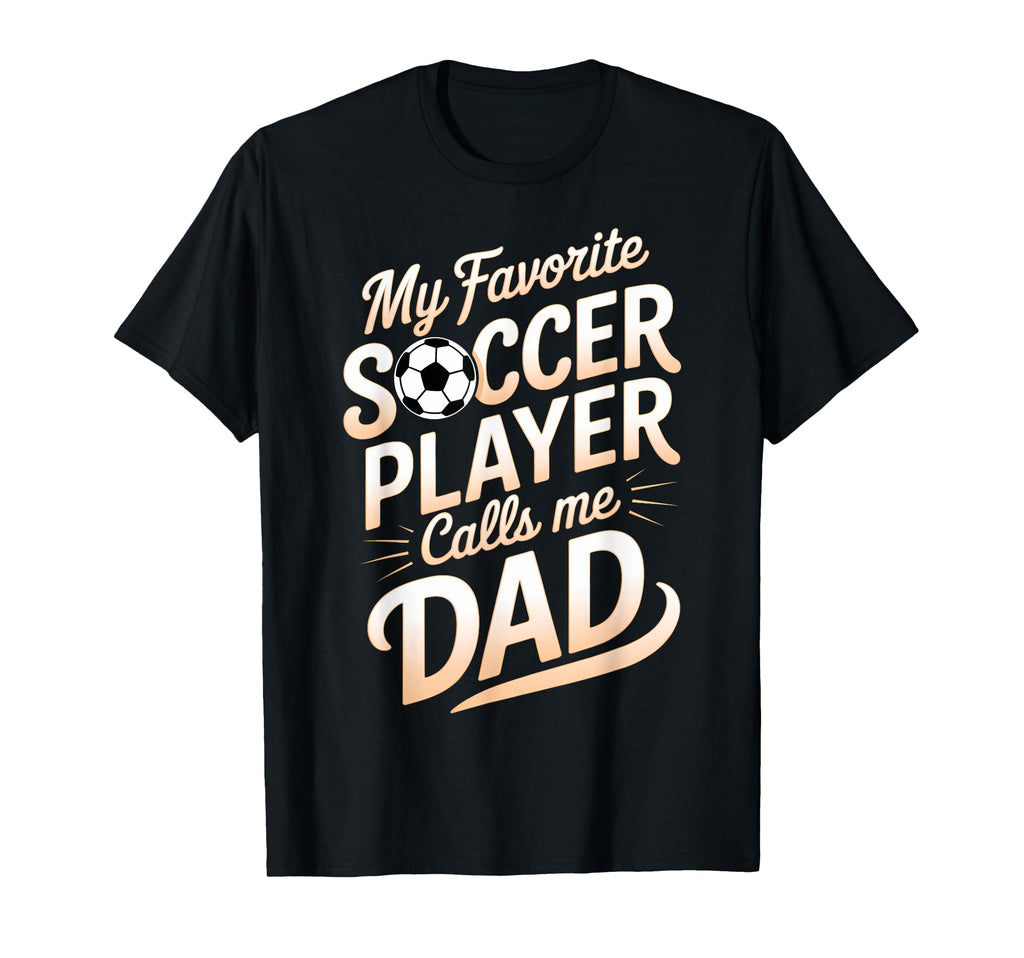 Funny Soccer Player Soccer Dad T-Shirt - Minimalist Print for Adults