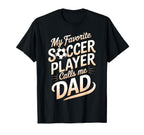 Funny Soccer Player Soccer Dad T-Shirt - Minimalist Print for Adults