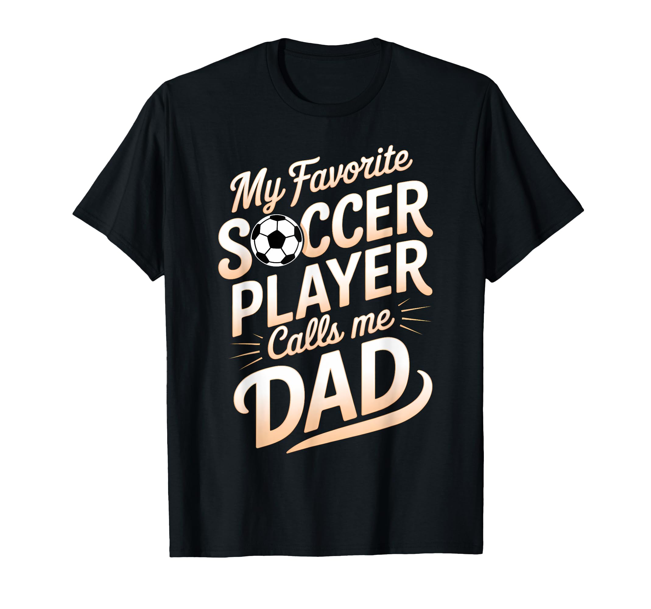 Funny Soccer Player Soccer Dad T-Shirt - Minimalist Print for Adults