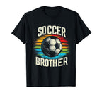 Soccer Brother Family Matching Team T-Shirt - Minimalist Print Men Women