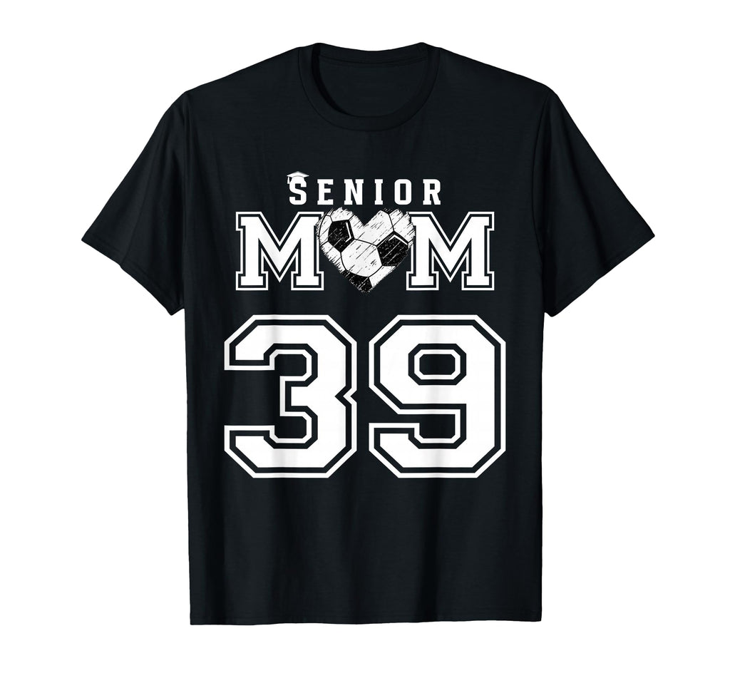 Proud Senior Soccer Mom Custom T-Shirt - Aesthetic Graphic for Adults