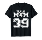 Proud Senior Soccer Mom Custom T-Shirt - Aesthetic Graphic for Adults