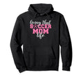 Living That Soccer Mom Life Soccer Hoodie - Aesthetic Graphic for Adults