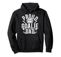Proud Hockey Goalie Dad Hockey Goalkeeper Hoodie - Custom Art Print Unisex