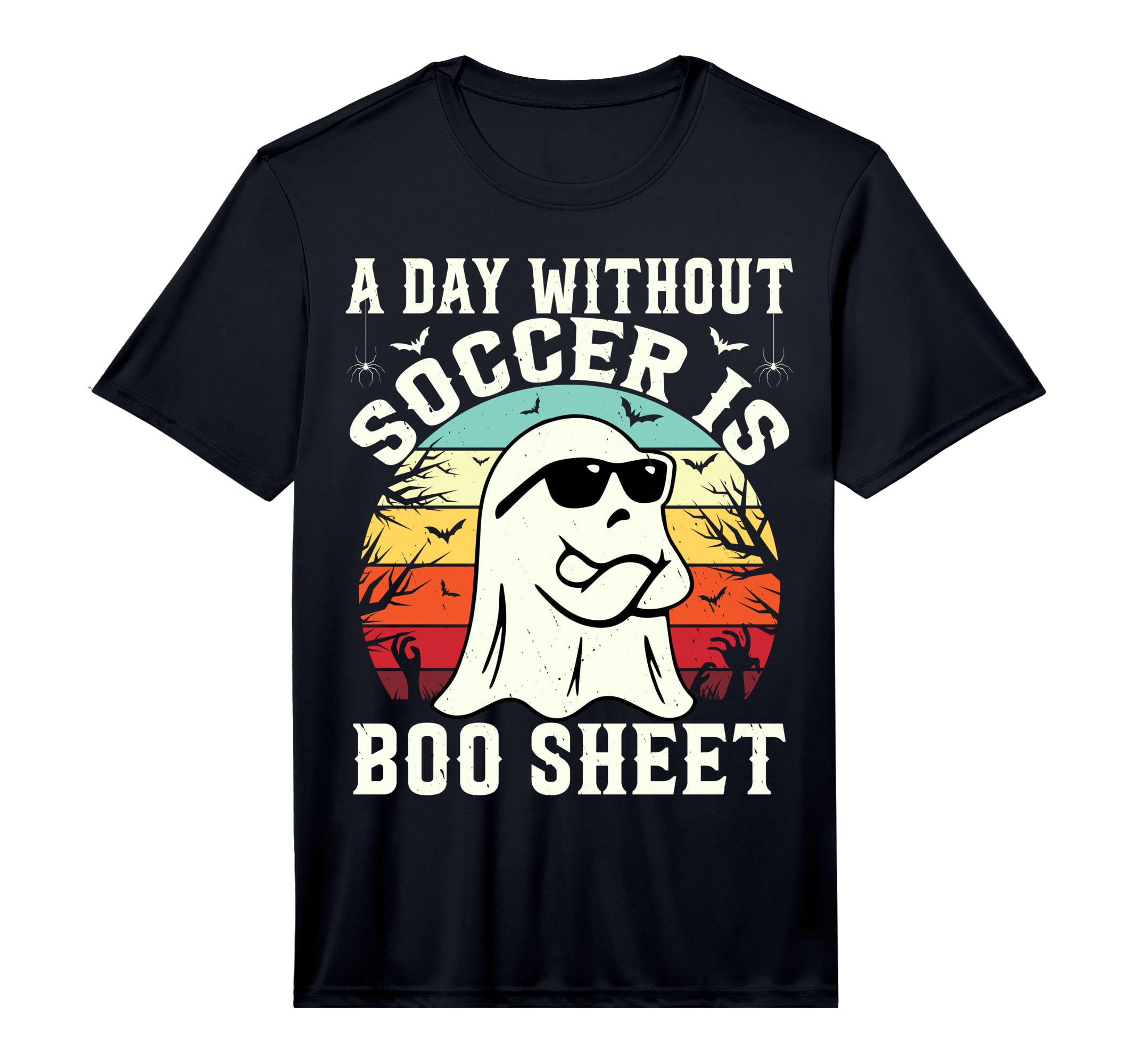 Day Without Soccer Is Boo Sheet T-Shirt - Minimalist Print Men Women
