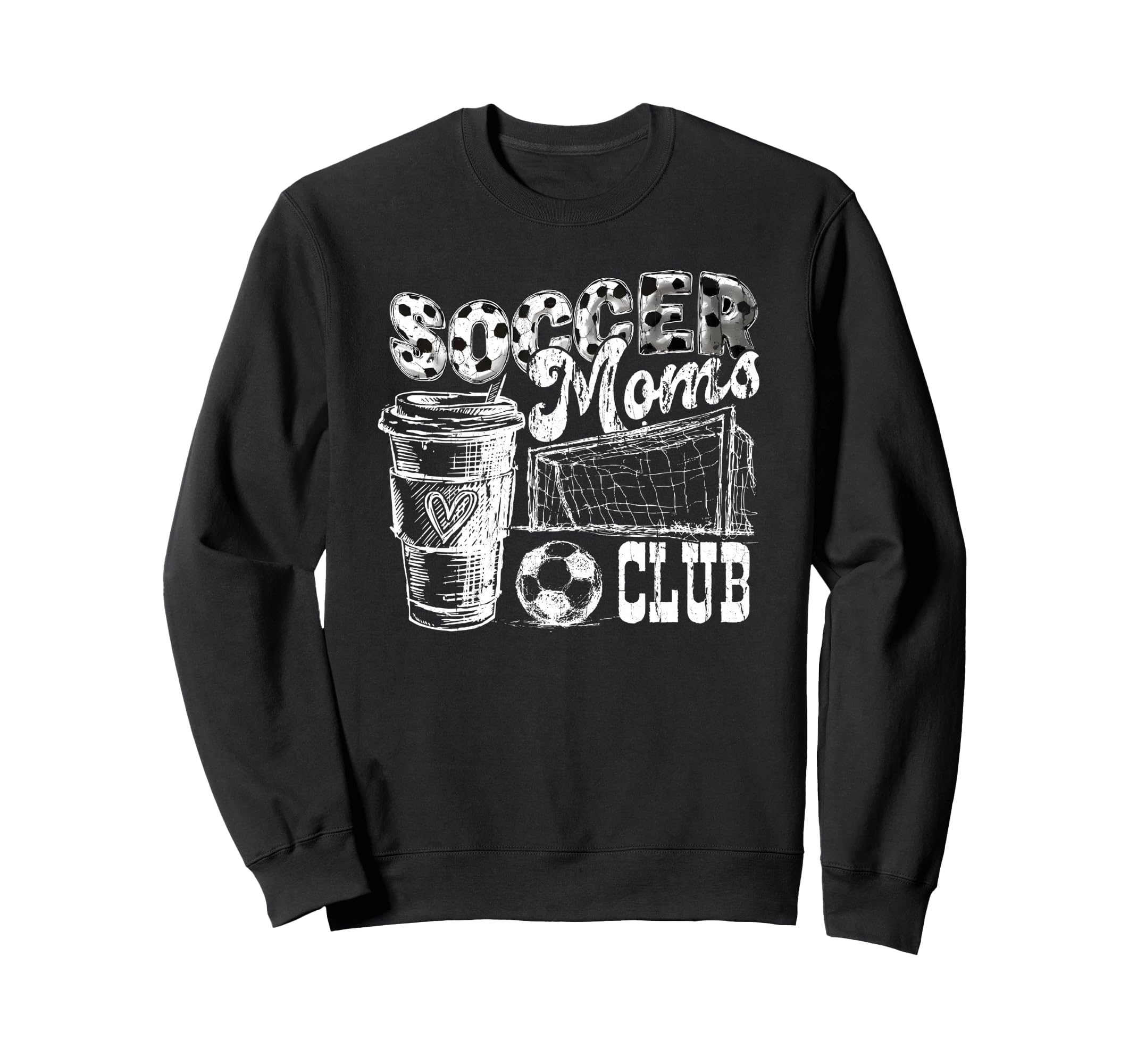 Soccer Moms Club Livin That Sweatshirt - Custom Art Print for Adults