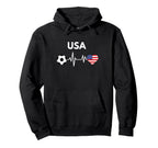 Usa 2026 United States Flag Soccer Ball Hoodie - Streetwear Style Unisex
