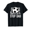 Soccer Step Dad Soccer Player Stepfather T-Shirt - Aesthetic Graphic Unisex
