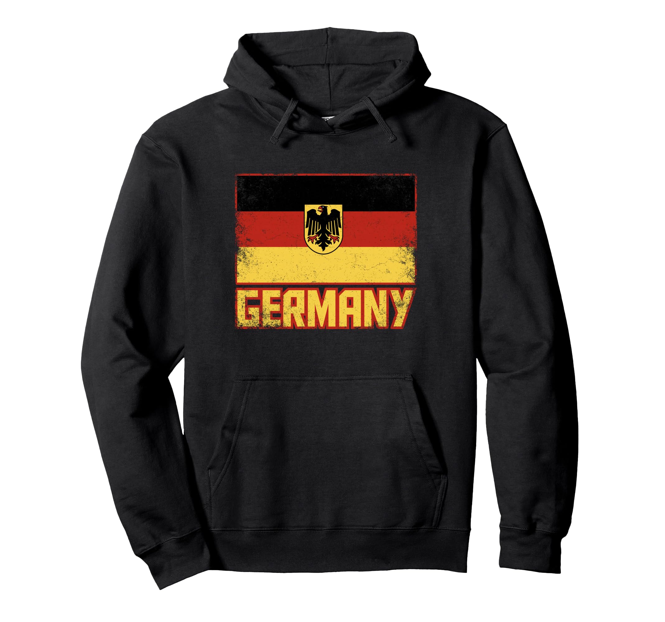 Germany Flag Country Deutschland Hoodie - Custom Art Print Men Women