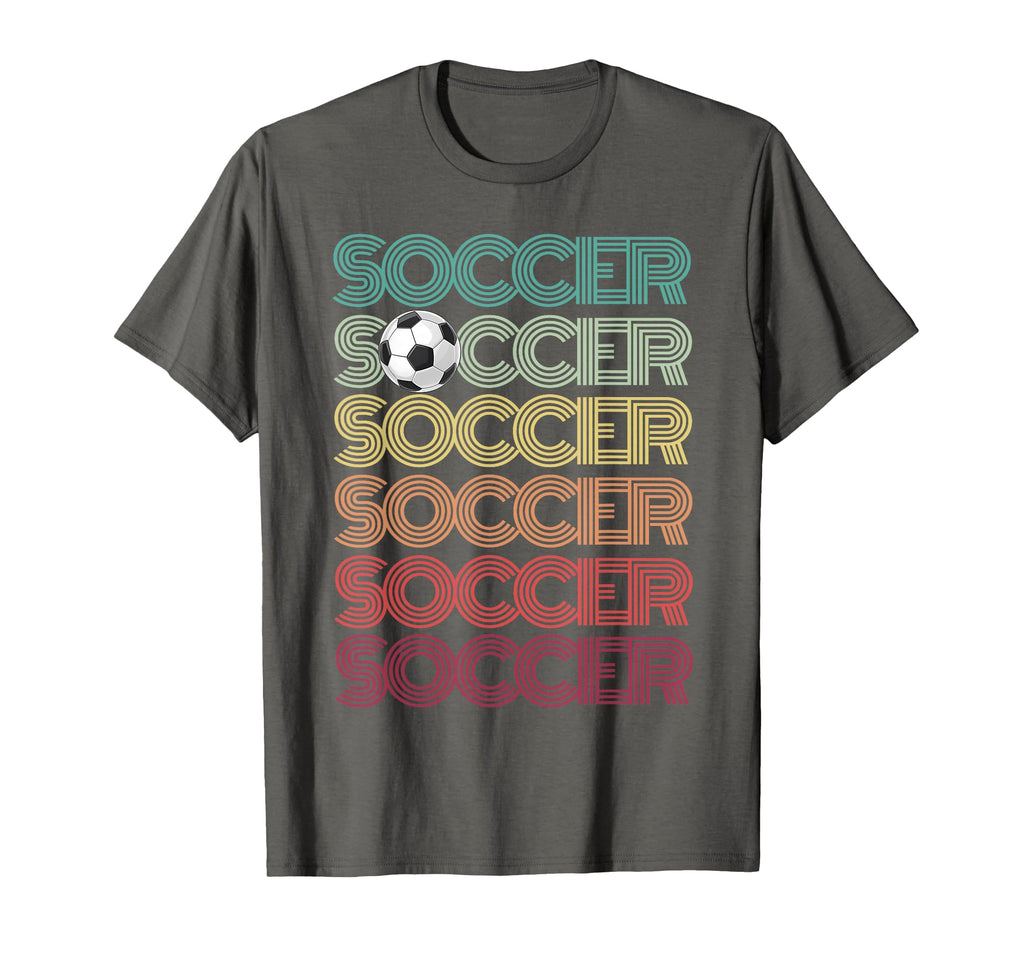 Groovy Soccer Just Who Loves Win Mom T-Shirt - Streetwear Style Unisex