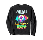 Mimi Birthday Soccer Ball Colorful Sweatshirt - Custom Art Print Men Women