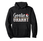 Soccer Goalie Granny Leopard Soccer Hoodie - Minimalist Print Men Women