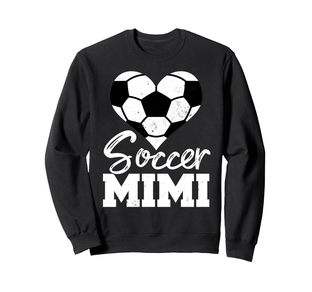 Soccer Mimi Heart Funny Heartfelt Sweatshirt - Custom Art Print for Adults