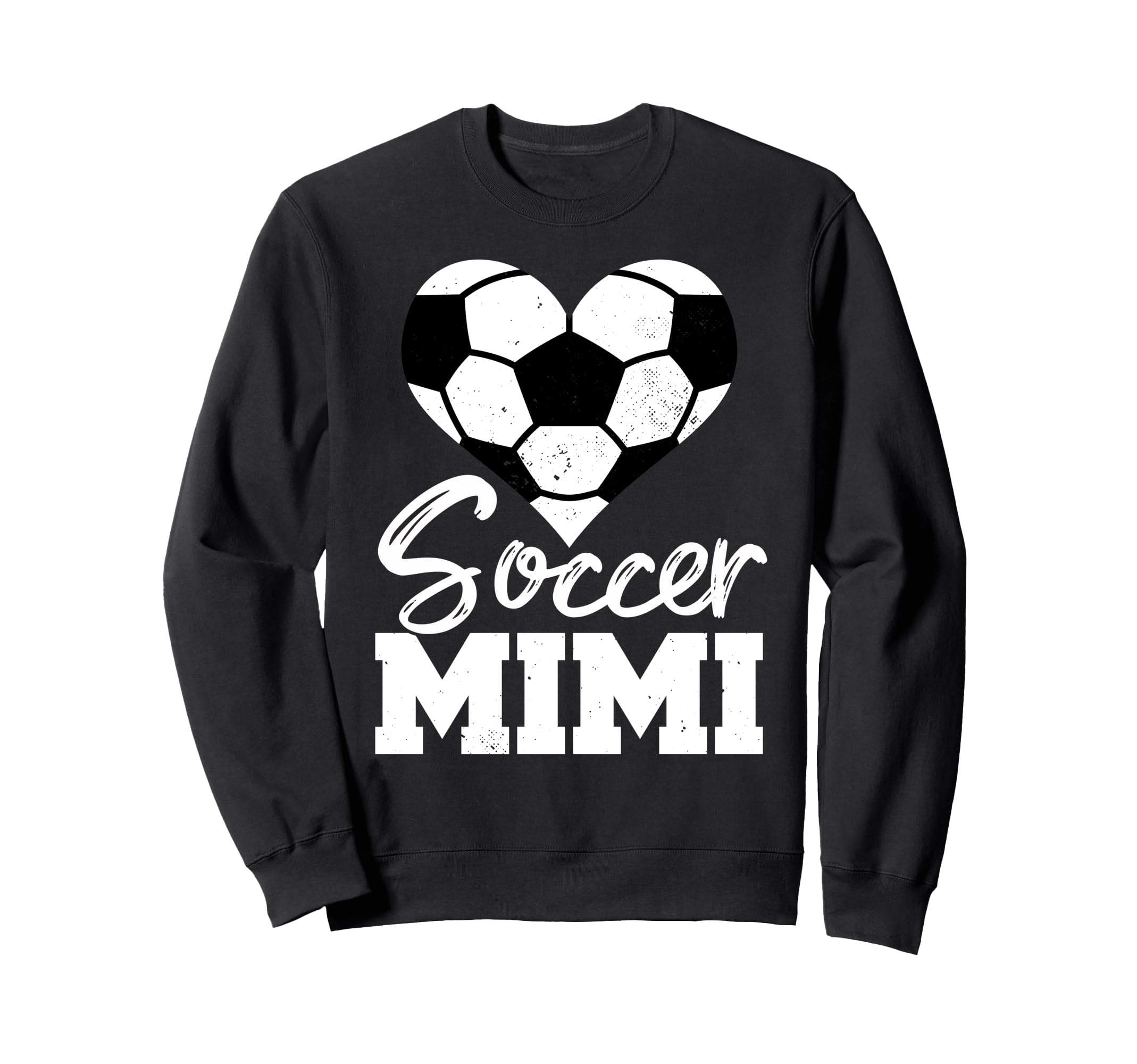 Soccer Mimi Heart Funny Heartfelt Sweatshirt - Custom Art Print for Adults