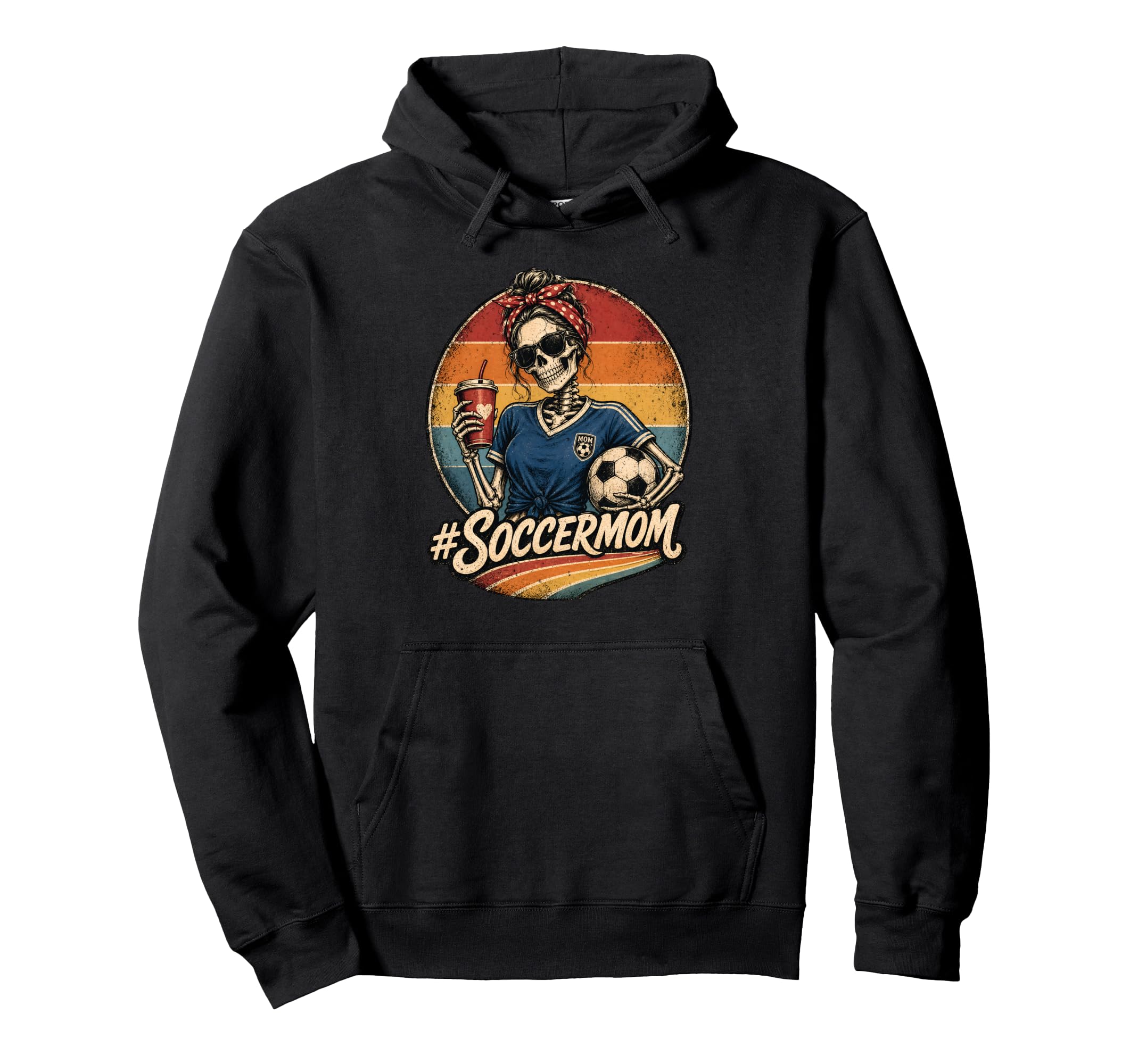 Soccer Mom Soccer Mama Soccer Momlife Hoodie - Casual Everyday Wear Unisex