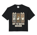 Off To Watch Soccer Silly Goose T-Shirt - Streetwear Style for Adults