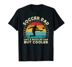 Mens Funny Proud Soccer Dad Daddy Coach T-Shirt - Unique Graphic Men Women